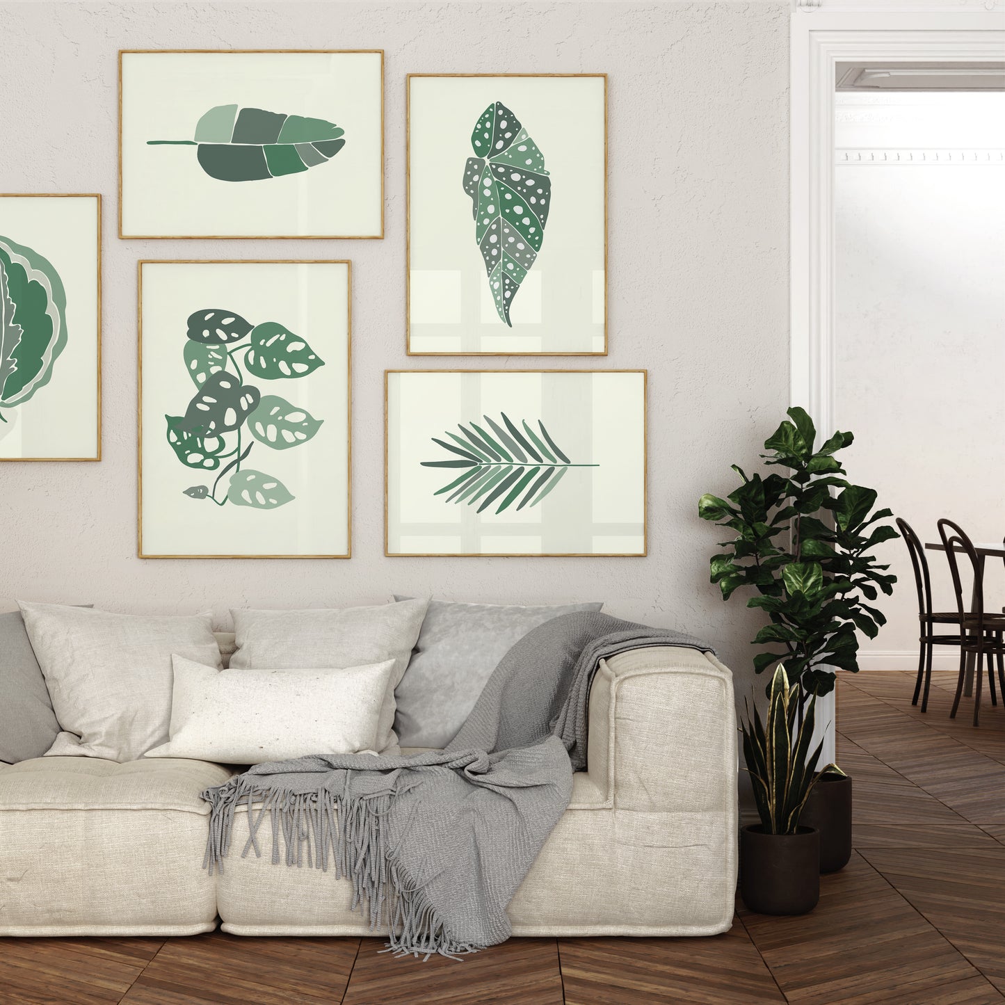 Kentia Palm Leaf