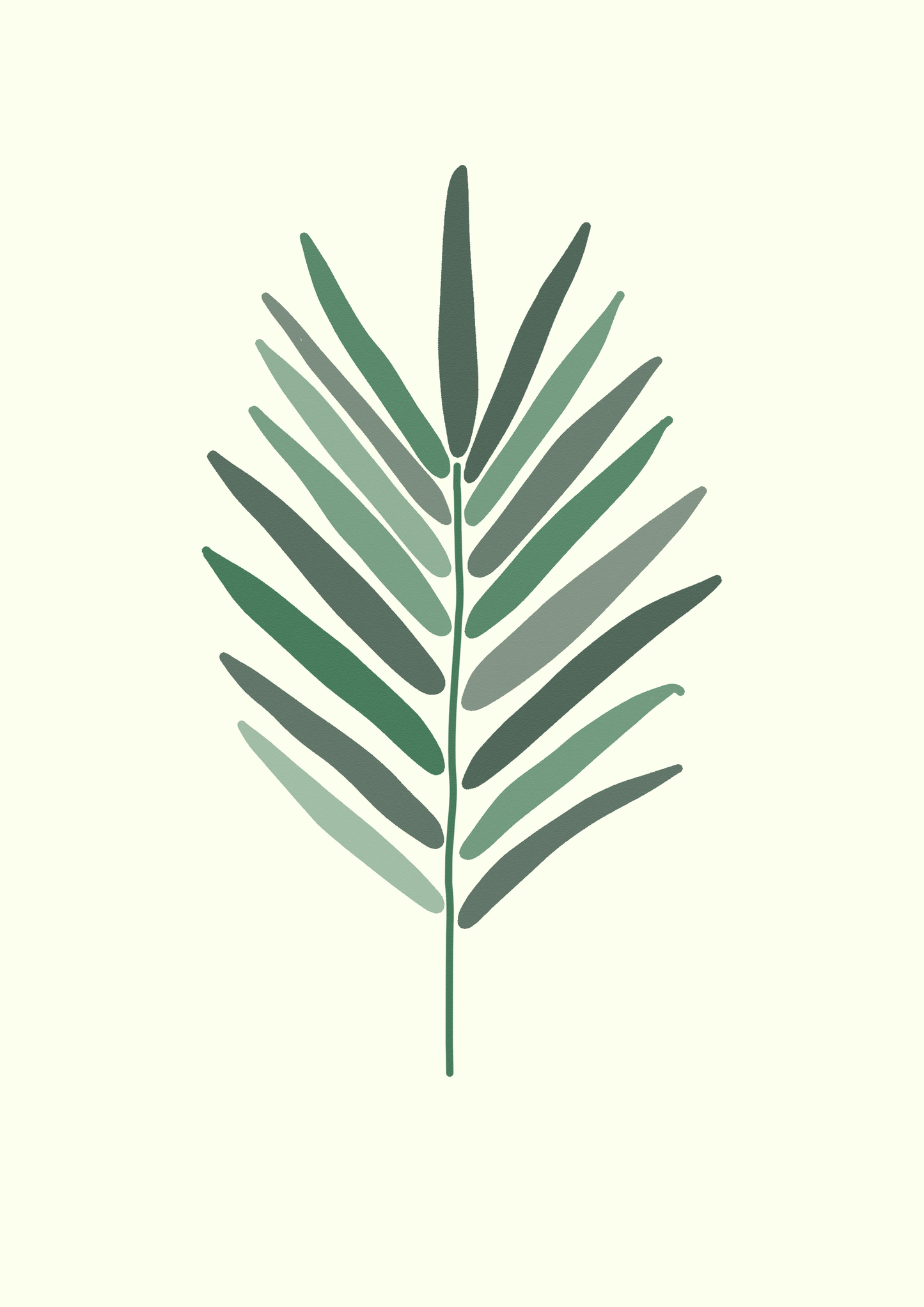 Kentia Palm Leaf