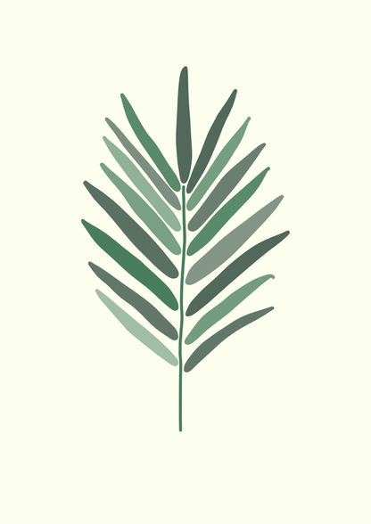 Kentia Palm Leaf