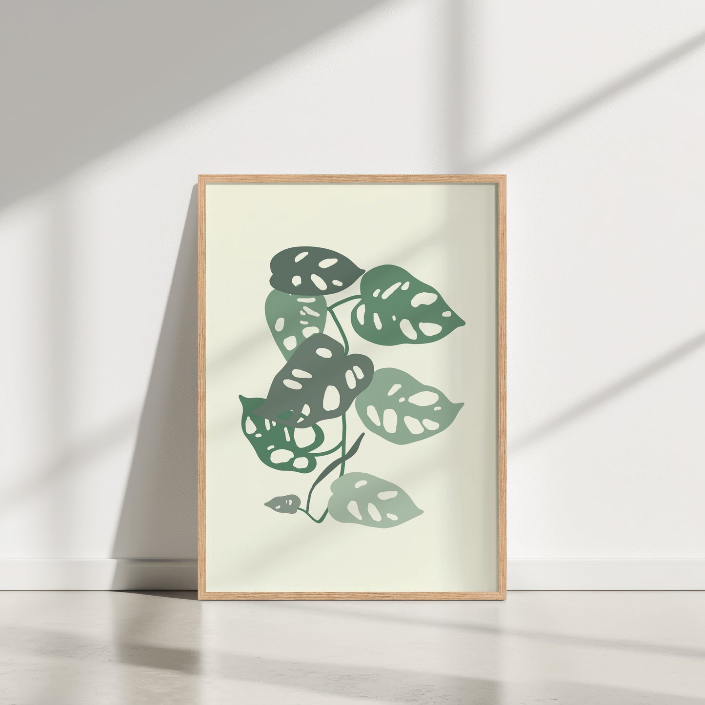 Monstera monkey mask Leafs