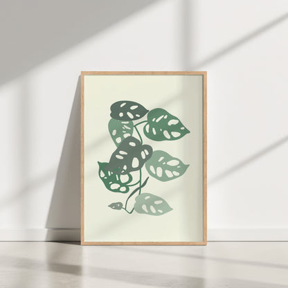Monstera monkey mask Leafs