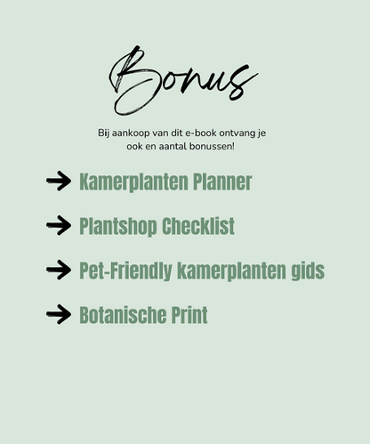 E-book Van Plantkiller naar Plantlover